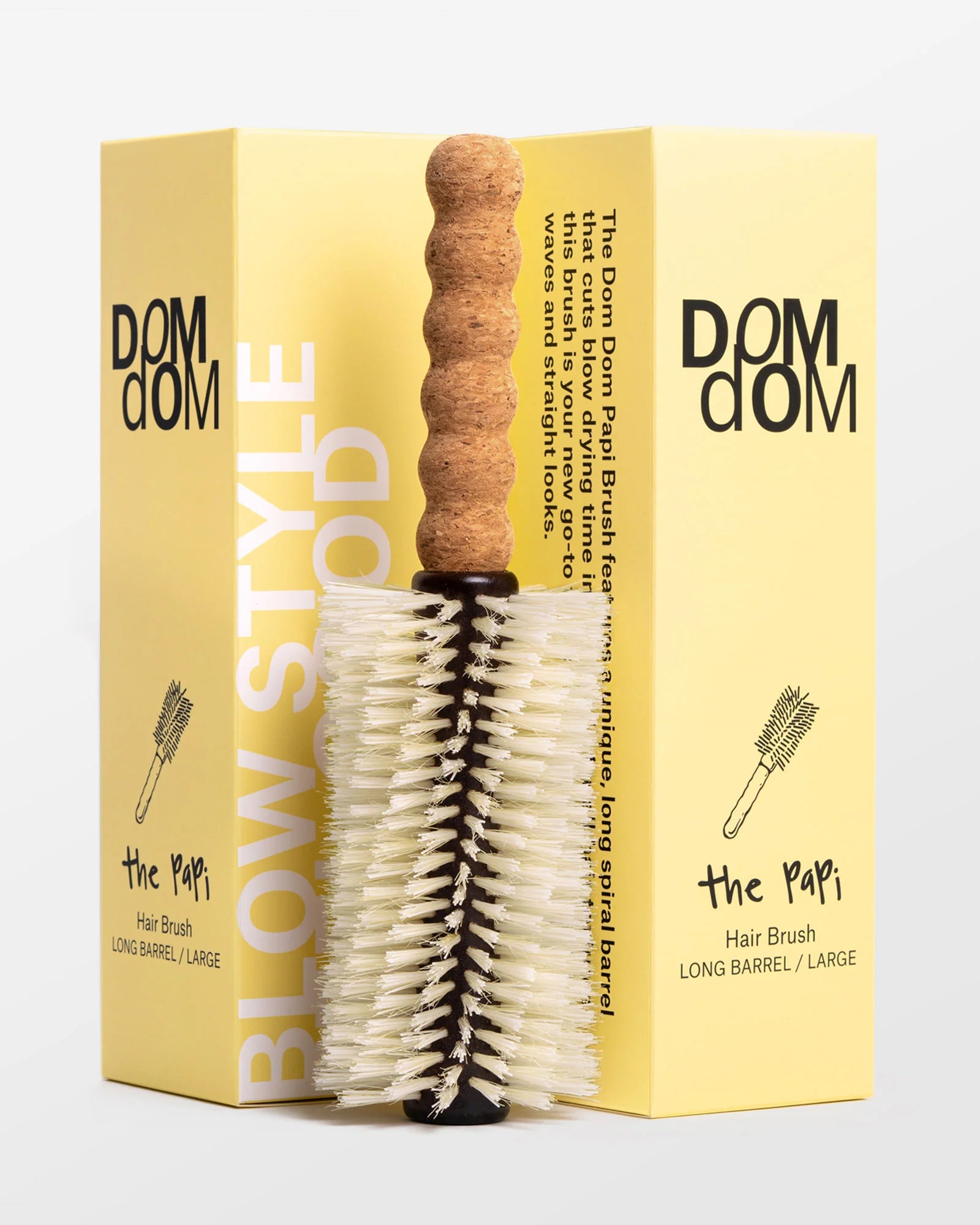 Dom Dom - The Big Papi Long Barrel Boar / Nylon Brush